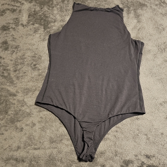 SKIMS Black High Neck Bodysuit SzL - Picture 5 of 7